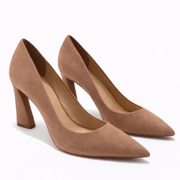 Vince Camuto Shoes - Vince Camuto Tan Suede Heels